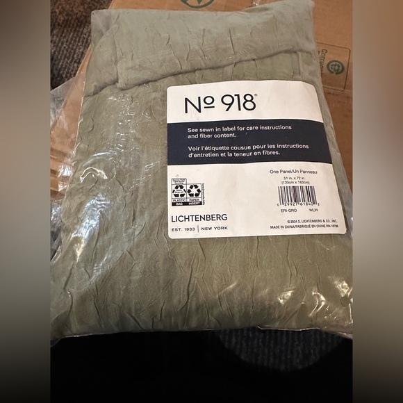 No. 918 Emily Voile Sheer Grommet 2 Curtain Panels 51x72 Sage - Picture 2 of 4